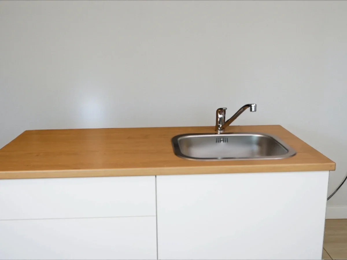Встановлення кухонної раковини Ikea: монтаж змішувача та шафки Knoxhult