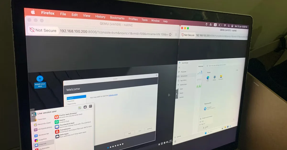 Я нарешті відмовився від двох систем на одному комп'ютері на користь Proxmox, тепер Windows і Linux працюють разом на одному пристрої