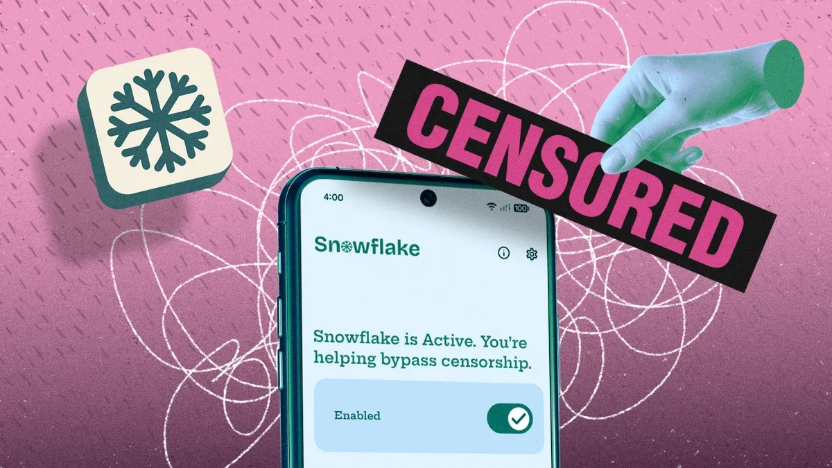 Новий додаток Snowflake Volunteer: як допомогти обійти цензуру в інтернеті